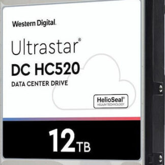 Western Digital Ultrastar DC HC520 12TB HDD Σκληρός Δίσκος 3.5" SATA III 7200rpm με 256MB Cache για NAS / Server / Καταγραφικό Κωδικός: 0F29590