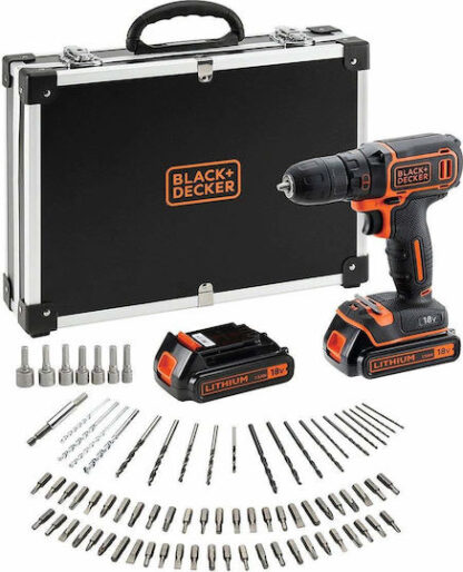 Black & Decker BD Δραπανοκατσάβιδο Μπαταρίας 18V 2x1.5Ah Κωδικός: CDC18BAFC