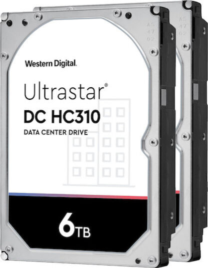 Western Digital DC HC310 6TB HDD Σκληρός Δίσκος 3.5" SAS 3.0 7200rpm με 256MB Cache για Server Κωδικός: 0B36047