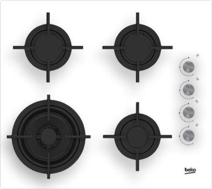 Beko HILW64122SW Εστία Υγραερίου Αυτόνομη 60x51cm