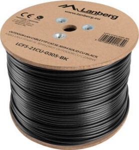 Lanberg LCF5-21CU-0305-BK networking cable 305 m Cat5e F/UTP (FTP) Black