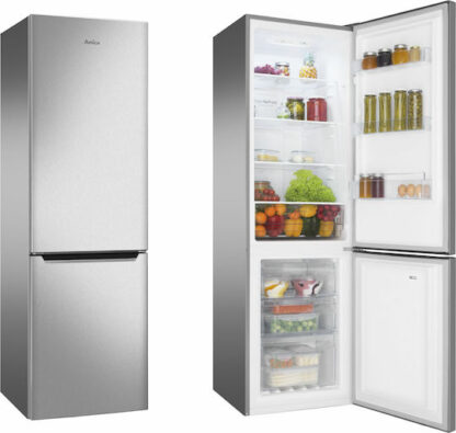 Amica Ψυγειοκαταψύκτης 250lt NoFrost Υ180xΠ54.5xΒ59εκ. Inox FK2995.2FTX