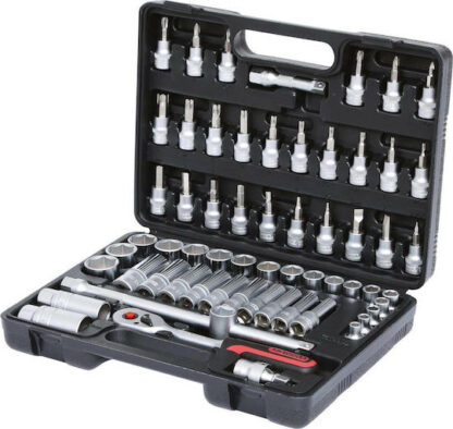 KS Tools 3/8  Socket Wrench-Set 61-pieces  911.0661