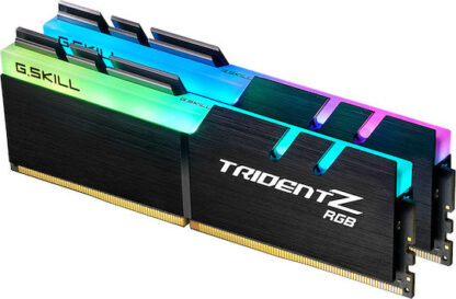 G.Skill Trident Z RGB 64GB DDR4 RAM με 2 Modules (2x32GB) και Ταχύτητα 3600 για Desktop Κωδικός: F4-3600C18D-64GTZR