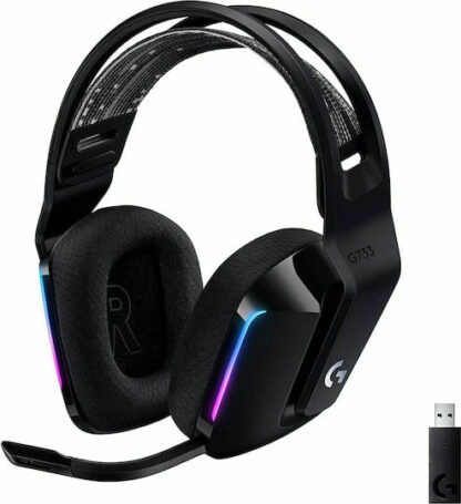 Logitech G733 Ασύρματο Over Ear Gaming Headset με σύνδεση USB
