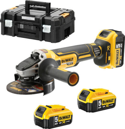 Dewalt Τροχός 125mm Μπαταρίας Brushless 3x5Ah Κωδικός: DCG405P3