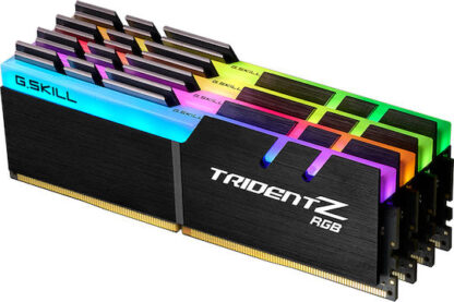 G.Skill Trident Z RGB 64GB DDR4 RAM με 4 Modules (4x16GB) και Ταχύτητα 3600 για Desktop Κωδικός: F4-3600C16Q-64GTZRC