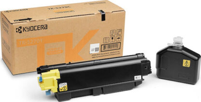 Kyocera TK-5270Y Γνήσιο Toner Laser Εκτυπωτή Κίτρινο 6000 Σελίδων (1T02TVANL0)