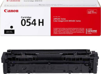 Canon 054H Γνήσιο Toner Laser Εκτυπωτή Μαύρο High Capacity 3100 Σελίδων (3028C002)
