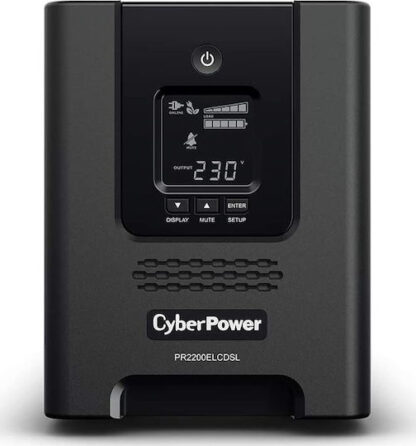 CyberPower PR3000ELCDSL uninterruptible power supply (UPS) Line-Interactive 3 kVA 2700 W 9 AC outlet(s)