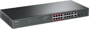 TP-LINK TL-SG1218MP v1 Unmanaged L3 PoE+ Switch με 18 Θύρες Gigabit (1Gbps) Ethernet και 2 SFP Θύρες