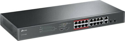 TP-LINK TL-SG1218MP v1 Unmanaged L3 PoE+ Switch με 18 Θύρες Gigabit (1Gbps) Ethernet και 2 SFP Θύρες