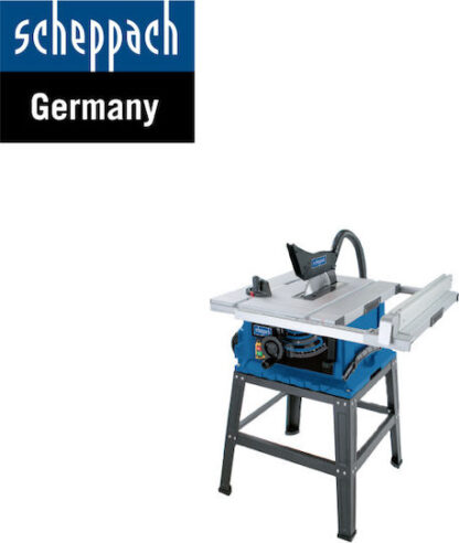 Scheppach SCH-5901308901 Δισκοπρίονο Πάγκου με Ισχύ 2000W, Δίσκο Κοπής Διαμέτρου 250mm & Ταχύτητα Κοπής 4800rpm