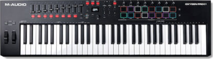 M-Audio Midi Controller Oxygen Pro 61 με 61 Πλήκτρα σε Μαύρο Χρώμα