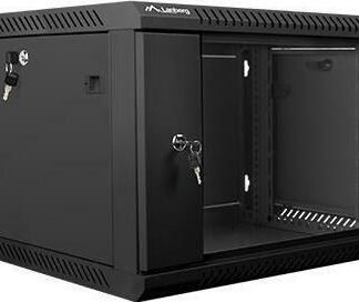 A-LAN Επιτοίχια Καμπίνα Rack 12U Μαύρο