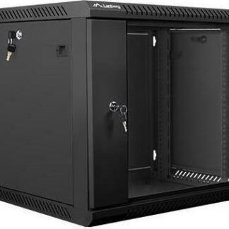 Lanberg Επιτοίχια Καμπίνα Rack 12U 60x45x64.57cm Γκρι WF01-6412-10S