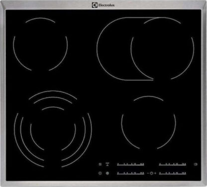 Electrolux Κεραμική Εστία με Πλαίσιο Αυτόνομη με Λειτουργία Κλειδώματος 57.6x51.6εκ. Κωδικός: EHF46547XK