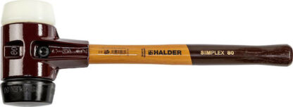 Halder SIMPLEX soft-face mallet 80 comp. rubber/nylon TE SIMPLEX