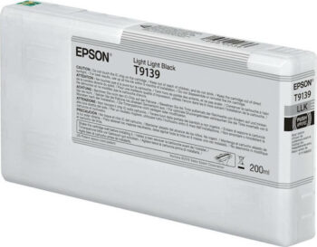 Epson T9139 Light Light Black Γνήσιο Μελάνι Εκτυπωτή InkJet Μαύρο (C13T913900)