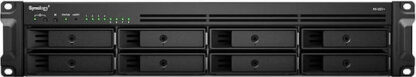 Synology RackStation RS1221+ NAS/storage server Rack (2U) Ryzen Embedded V1500B 4 GB DDR4 0 TB DiskStation Manager Black
