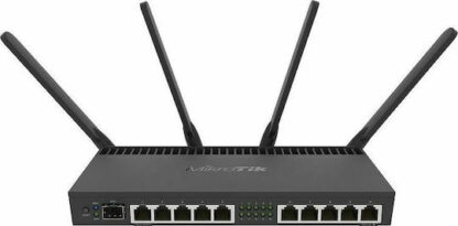 MikroTik RB4011iGS+5HacQ2HnD-IN Ασύρματο Router Wi‑Fi 5 με 10 Θύρες Gigabit Ethernet