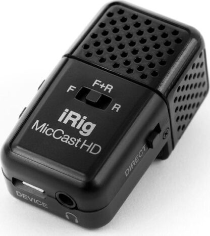 IK Multimedia iRig Mic Cast HD - Dual-sided digital USB microphone with built-in preamp