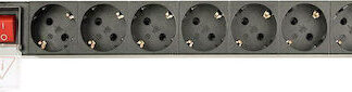 Gembird EG-PDU-014-FC14 power distribution unit (PDU) 8 AC outlet(s) 1U Black