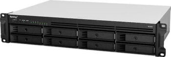 Synology RackStation RS1221RP+ NAS/storage server Rack (2U) Ryzen Embedded V1500B 4 GB DDR4 0 TB DiskStation Manager Black