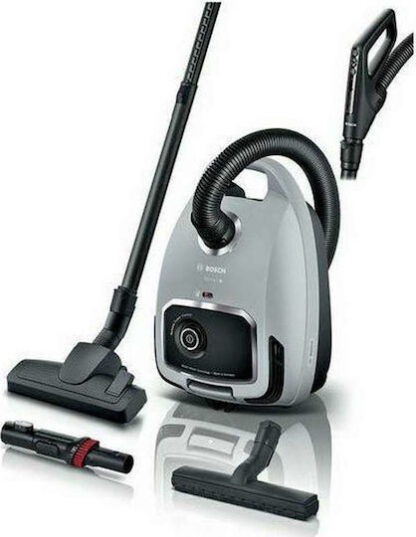 Bosch BGB6X330 Ηλεκτρική Σκούπα 600W με Σακούλα 4lt Γκρι