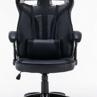 Drift Swivel Chair Δερματίνης Μαύρη