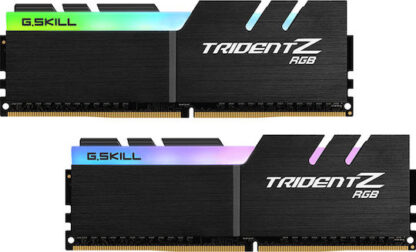 G.Skill Trident Z RGB 32GB DDR4 RAM με 2 Modules (2x16GB) και Ταχύτητα 4600 για Desktop Κωδικός: F4-4600C20D-32GTZR