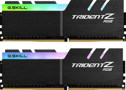G.Skill Trident Z RGB DDR4 32GB RAM με 2x16GB Modules και Ταχύτητα 3200 για Desktop Κωδικός: F4-3200C16D-32GTZRX