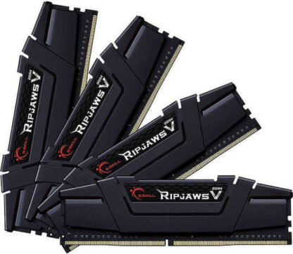 G.Skill Ripjaws V 128GB DDR4 RAM με 4 Modules (4x32GB) και Ταχύτητα 3200 για Desktop Κωδικός: F4-3200C16Q-128GVK