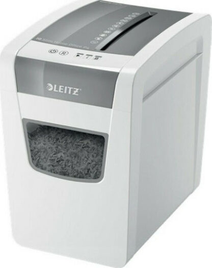 Leitz Καταστροφέας Εγγράφων IQ Slim Home Office P4 Cross Cut 10 Φύλλων με Κάδο 23lt Κωδικός: 80010000