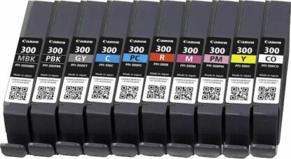 Canon PFI-300 Γνήσιο Πακέτο Μελανιών Εκτυπωτή InkJet Πολλαπλό (Color) (4192C008)