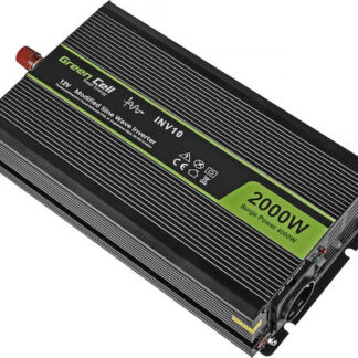 Green Cell INV10 power adapter/inverter Auto 2000 W Black
