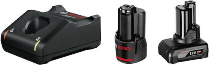 Bosch Σετ 2 Μπαταριών Εργαλείου Λιθίου 12V Χωρητικότητας 2Ah με Φορτιστή Κωδικός: 1600A01NC9