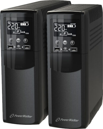 Powerwalker VI 1000 CSW UPS Line-Interactive 1000VA 600W με 4 Schuko Πρίζες