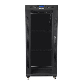 LANBERG FREE STANDING 19  RACK CABINET 27U 600x600 BLACK