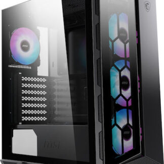 APNX C1 Gaming Midi Tower Κουτί Υπολογιστή με Πλαϊνό Παράθυρο και RGB Φωτισμό Λευκό