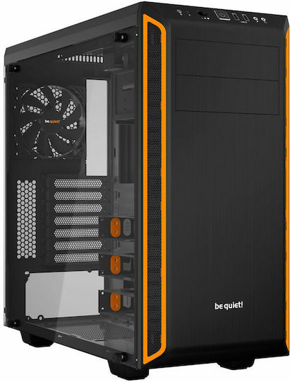 Be Quiet Pure Base 600 Window Gaming Midi Tower Κουτί Υπολογιστή Πορτοκαλί