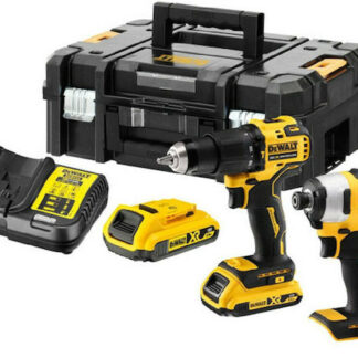 Dewalt Σετ Δραπανοκατσάβιδο & Μπουλονόκλειδο 18V με 3 Μπαταρίες 5Ah και Θήκη Κωδικός: DCK305P3T