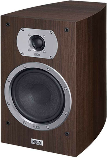 Heco Victa Prime 302 Ζεύγος Ηχείων Hi-Fi Βιβλιοθήκης 85W 2 Δρόμων Π20.3xΒ31.5xΥ34.7εκ. Καφέ