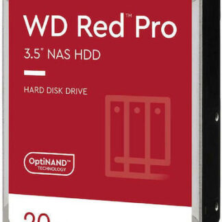 Western Digital Red Pro 18TB HDD Σκληρός Δίσκος 3.5" SATA III 7200rpm με 512MB Cache για NAS / Server Κωδικός: WD181KFGX