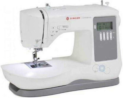 Singer 7640 sewing machine  electric current  white
