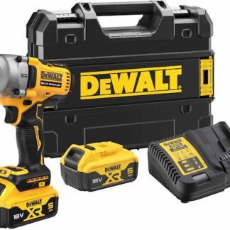 Dewalt Μπουλονόκλειδο Μπαταρίας 12V 2x5Ah με Υποδοχή 1/2" Κωδικός: DCF901P2