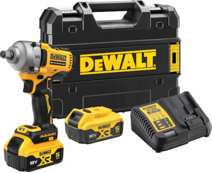 Dewalt Μπουλονόκλειδο Μπαταρίας 18V 2x5Ah με Υποδοχή 1/2" Κωδικός: DCF891P2T