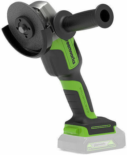 Greenworks GD24AG Τροχός 125mm Μπαταρίας Brushless με Ρύθμιση Στροφών 24V Solo