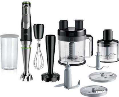 Braun Multiquick 9 MQ9195XLI Ραβδομπλέντερ με Ανοξείδωτη Ράβδο 1200W Μαύρο