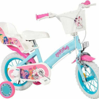 TOIMSA children's bicycle Bluey 12” Blue and lime blue